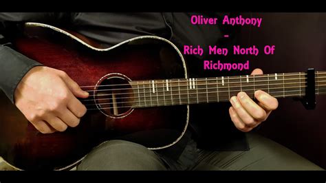 How To Play Oliver Anthony Rich Men North Of Richmond Acoustic Guitar Lesson Tutorial Youtube