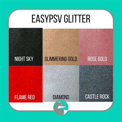 Siser Easypsv® Glitter Vinyl Adhesive