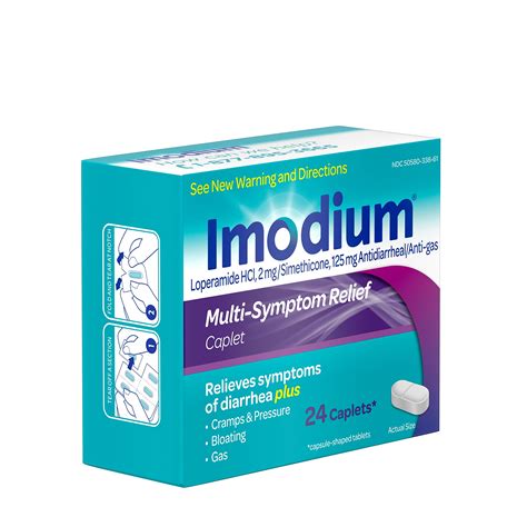 Imodium Multi Symptom Relief Anti Diarrheal Caplets Loperamide