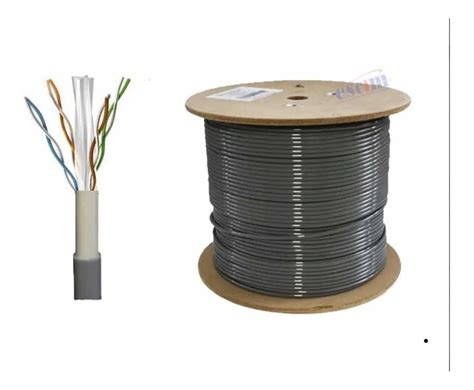 Cable Utp Cat 5e Exterior Rollo De 150m Lluvia Sol Envío Gratis