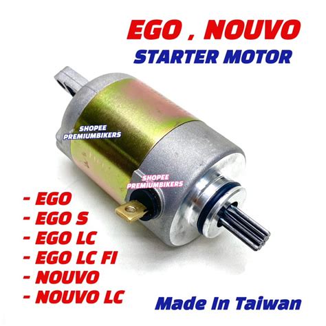 Ego Starter Motor Assy Nouvo S Ego Lc Nouvo Lc Taiwan Shopee Malaysia