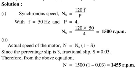 What Is Slip In Induction Motor Explanation Formula And Its