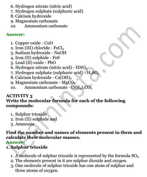 Selina Concise Chemistry Class 8 ICSE Solutions Chapter 5 Language Of