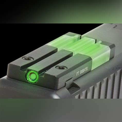 Meprolight Ft Bullseye Fiber Optic Tritium Reflex Pistol Sight