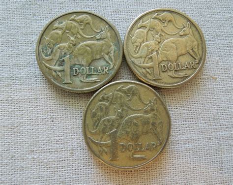 Australian Coin 1 Dollar Elizabeth II Kangaroos 1984 - Etsy