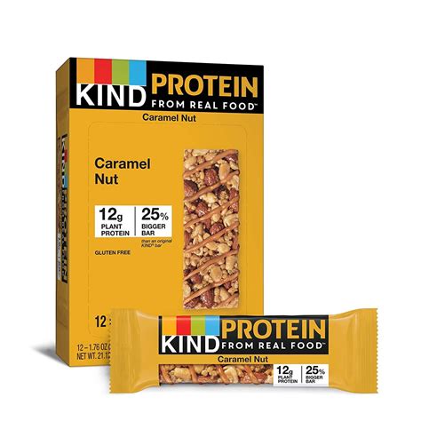 Kind Protein Bars Toasted Caramel Nut Gluten Free 12g Protein1