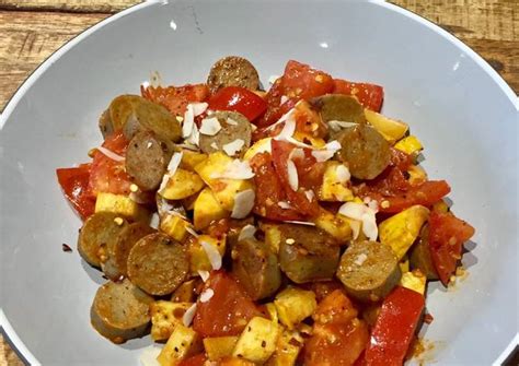 Veggie Sausage Breakfast Fry Up Recipe By Sonia Cookpad