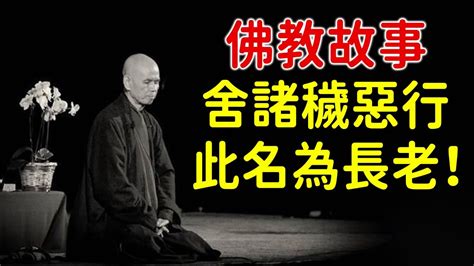 佛教故事：舍諸穢惡行，此名為長老！真正的長者不是僅僅因為年齡長，而是通過捨棄不純凈的惡行，展現出內在的智慧和高尚品德【佛緣故事】 Youtube