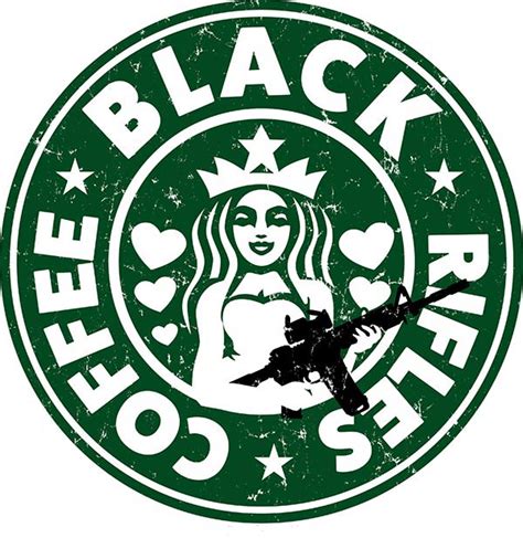 Black Rifles and Black Coffee distressed look Coffee Mugs