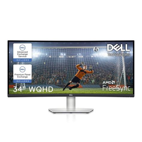 Dell 864cm 34 S3423dwc 2109 2xhdmidpusb C Curved Tft Monitor