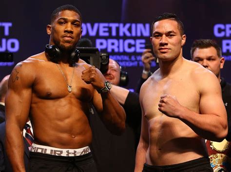 Anthony Joshua At Lightest Weight Since 2014 For Unification Title Fight With Joseph Parker