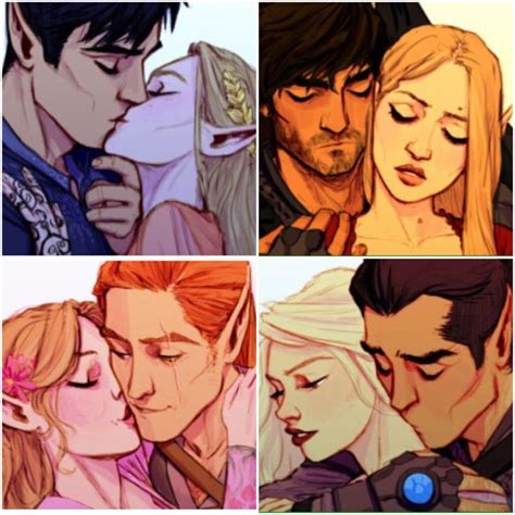 Rhys And Feyre Cassian And Nesta Elain And Lucien Mor And Azriel I Do Not