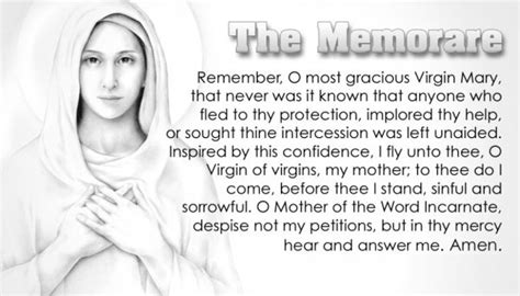 Memorare Prayer Card | Turnback To God