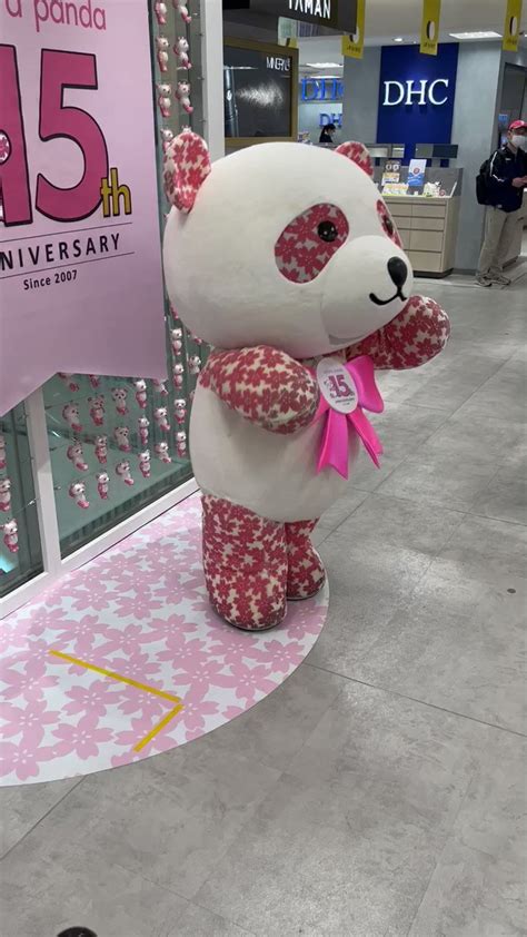 Mondo Mascots On Twitter Sakura Panda A Floral Patterned Panda Is