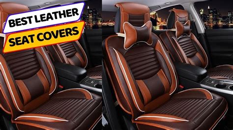 Best Leather Seat Covers In 2023 Top 5 Leather Seat Cover Reviews Youtube