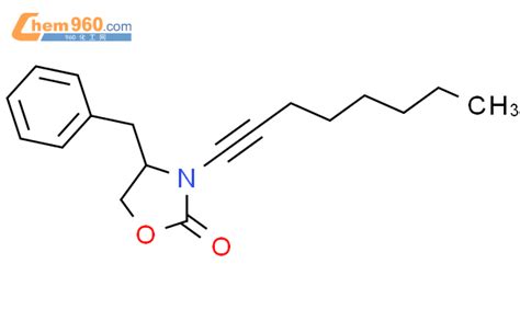 503590 32 7 2 Oxazolidinone 3 1 octynyl 4 phenylmethyl 4R 化学式