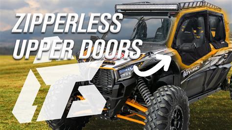 Tusk Zipperless Upper Doors Kawasaki Krx Youtube