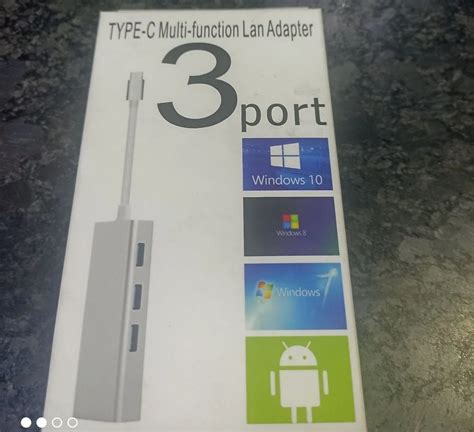 White Type C Multi Function Lan Adapter At Rs 750piece In Bengaluru Id 2852614037662