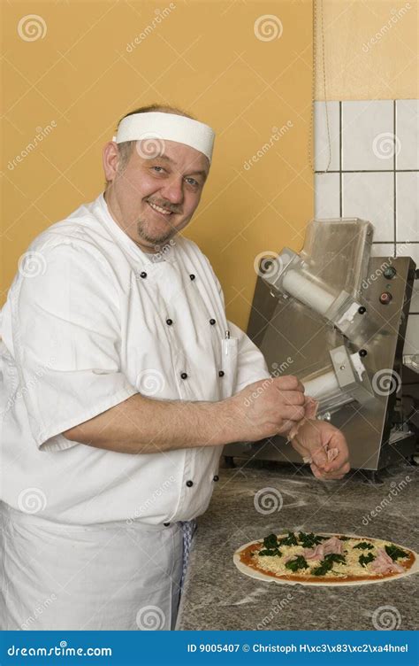 Pizza bakers stock image. Image of dough, pizzeria, clothes - 9005407