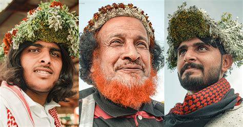 Portraits Of The Ancient Saudi Tribe Known As The Flower Men Petapixel