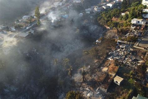 Incendio En Viña Pronóstico De Viento Complica Combate