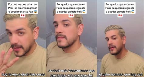 Venezolano Revela Varios Motivos Por Los Cuales Los Extranjeros No Quieren Irse De Perú Tiktok