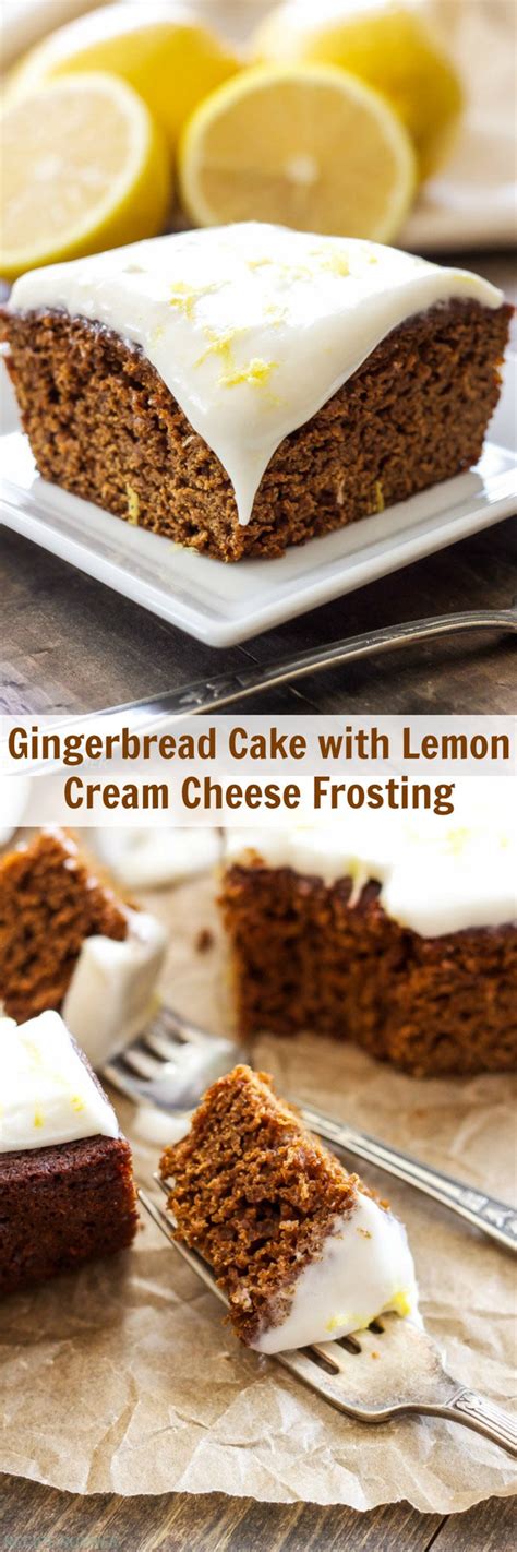 Gingerbread Cake With Lemon Cream Cheese Frosting Recipe Runner