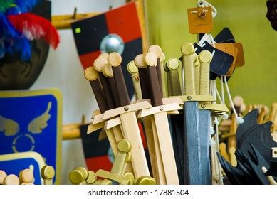 Shot Some Wooden Swords Children Stock Photo 17881504 | Shutterstock