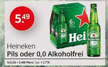 Heineken Pils Oder Alkoholfrei Angebot Bei Sagasser Prospekte De