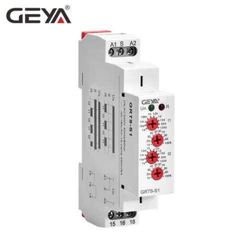 Geya Grt S Din Rail Modular Cycle Delay Time Delay Relay A Spdt