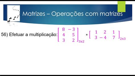 Matrizes Aula Opera Es Matrizes Exerc Cio Youtube