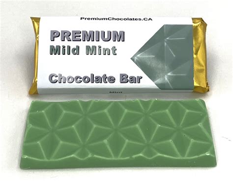 Premium Chocolate Bar – Mild Mint - Artisan Avenue