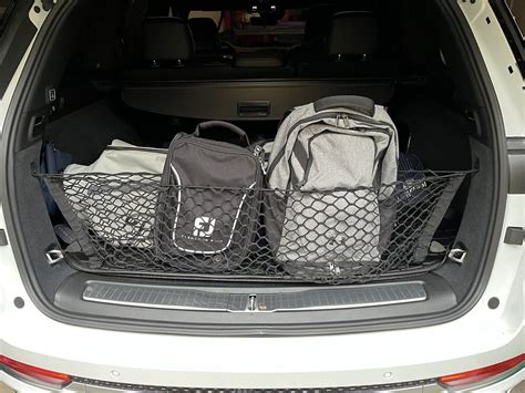 Rear Trunk Envelope Style Mesh Cargo Net For JEEP GRAND CHEROKEE L 2021