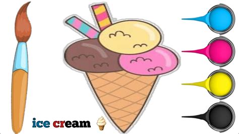 Ice Cream 1drawing Video Step By Step Drawing Art SL Drawing YouTube