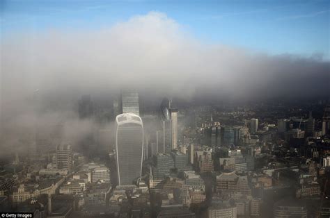 Rare Fog Dome Forms Above North Wales As Temperatures Plummet To