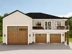 G Rv Drive Thru Garage Plan With Apartment