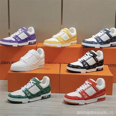 Jual Sepatu Pria Sneaker Cowok Sepatu Jalan Lv Louis Vuitton