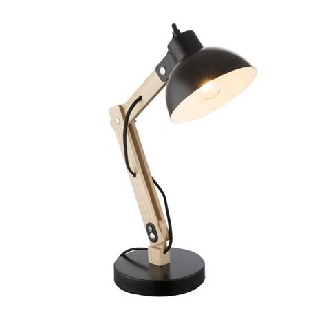 Globo Lighting Lampe Poser En Bois Clair H X Cm Cdiscount