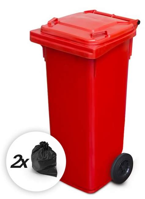 Red 120 Litre Wheelie Bins For Sale Wheelie Bin Solutions