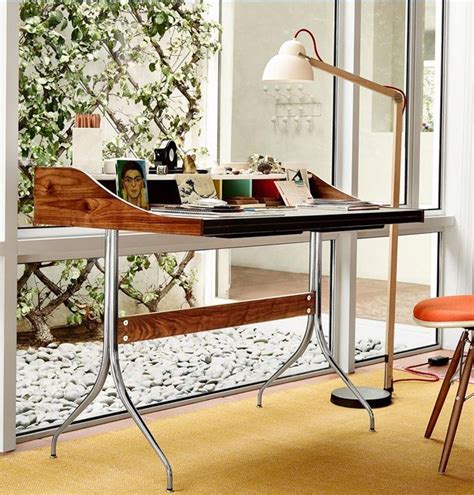 Nelson Swag Leg Desk By Herman Miller