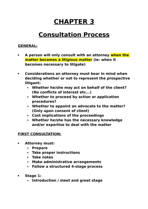 Chapter 3 Consultation Process CHAPTER 3 Consultation Process