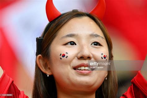 Korea Republic Fans Show Their Support The Fifa World Cup Qatar 2022