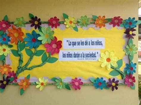 Spring Flower Bulletin Board Idea - MyClassroomIdeas.com | Decoraciones ...