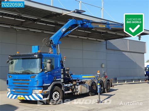 Scania P380 8X2 HIAB 211 E 3 Hipro Kran Lift Lenkachse Euro 5