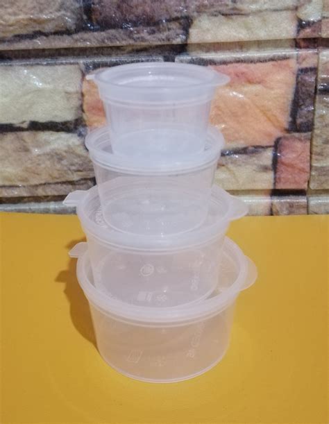 Hinged Cup Microwavable Sauce Cup Pcs Per Pack Lazada Ph