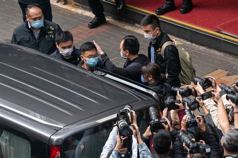 Hong Kong Police Raid Pro Democracy Stand News Outlet Arrest Six