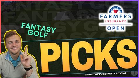 Pga Dfs Farmers Insurance Open Core Plays Profitable Approach