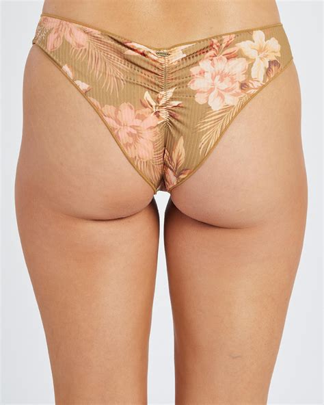 Shop Rip Curl Desert Dreams Cheeky Hipster Bikini Bottom In Bronze