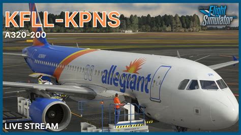 Msfs Live Ft Lauderdale Pensacola Fll Pns Allegiant Airlines