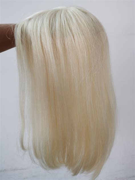 Female Toupee Stock 100 Virgin Unprocessed Human Hair 15x17cm Women